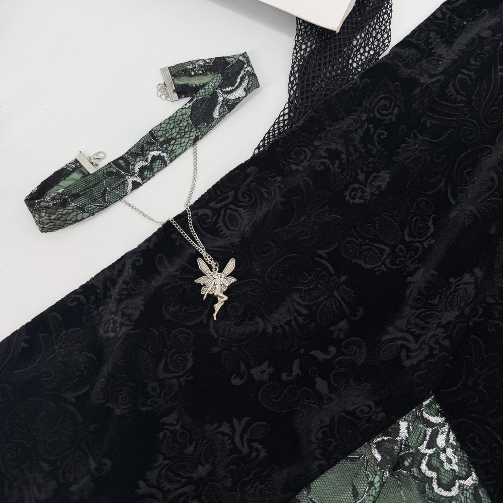 Dreamgirl Green Medieval Dragon Costume Adult Medium - Picture 3 of 16